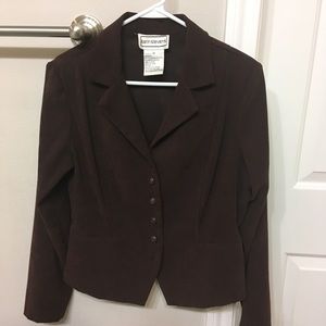 Brown blazer jacket